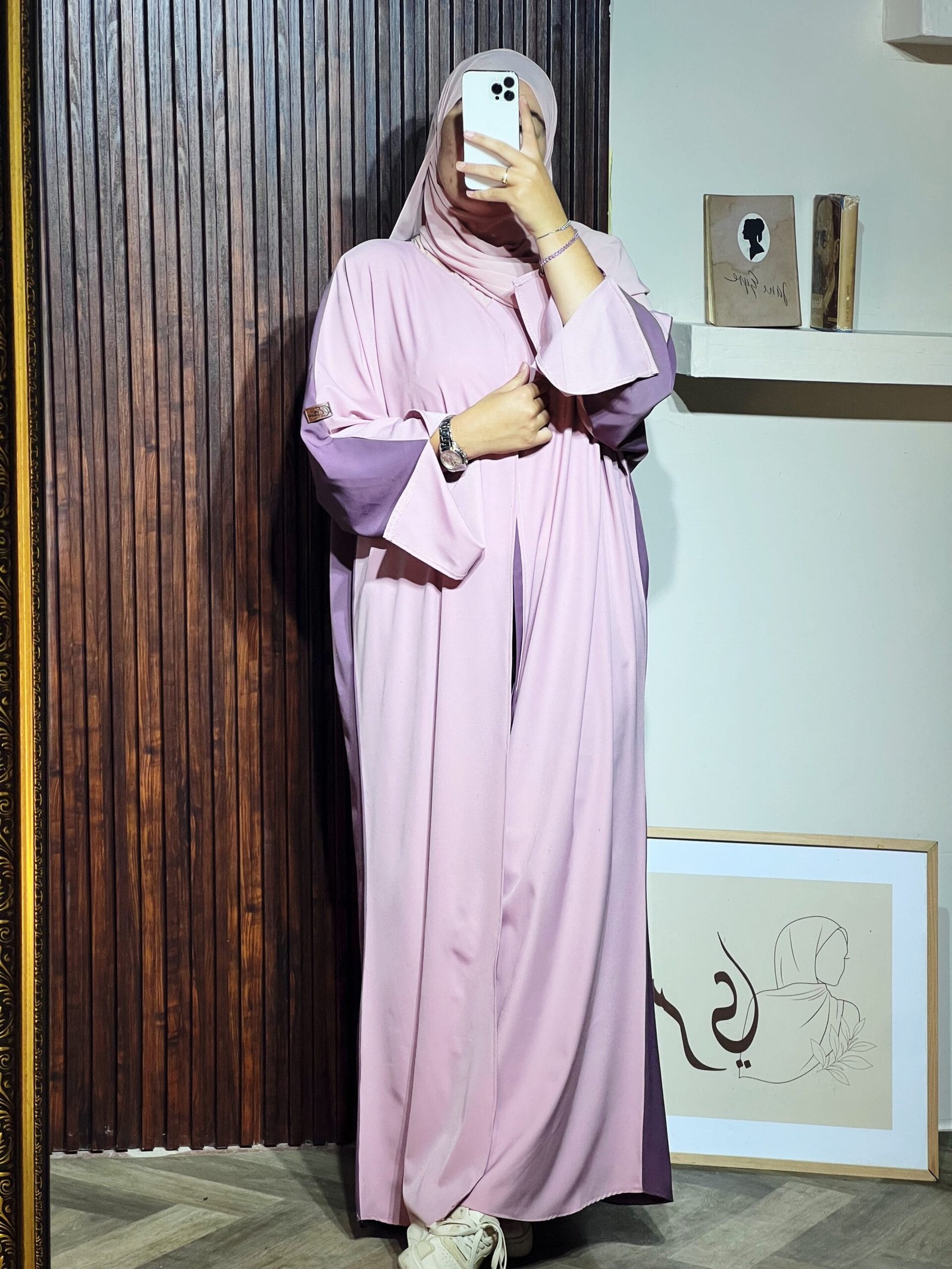 -عباية عليا -وردي -عباية عليا -وردي