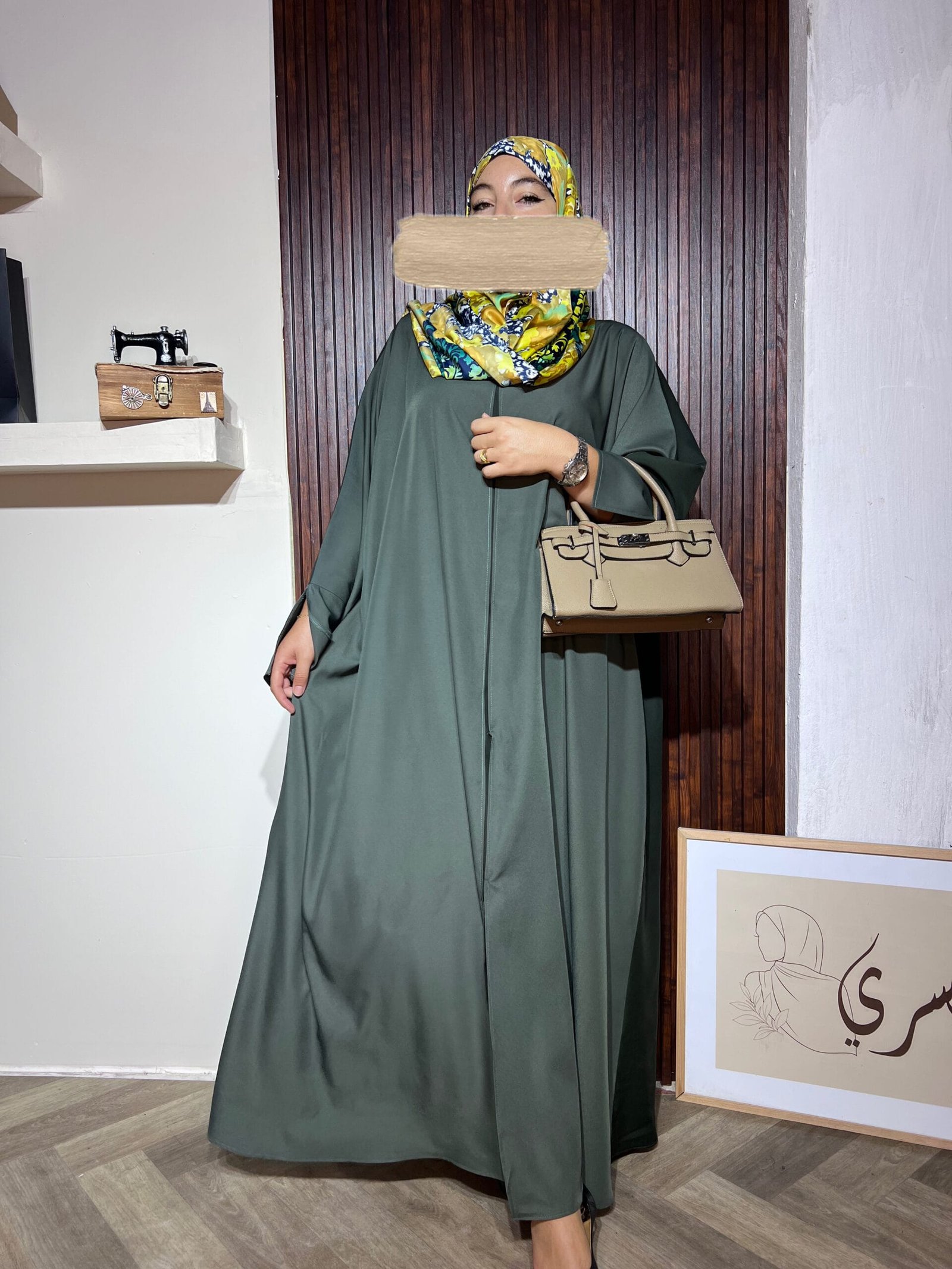 -عباية عليا -أخضر -عباية عليا -أخضر