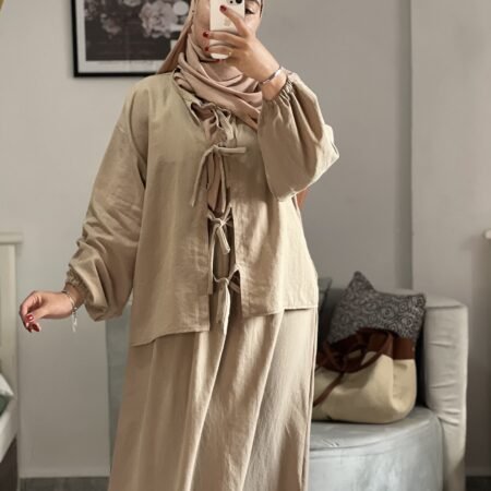 Linen Skirt Set