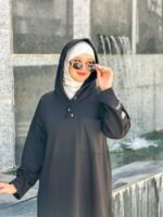 Sweat-shirt Dress -Grey-