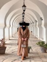 Trench Abaya -Beige-