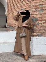 Trench Abaya -Beige-