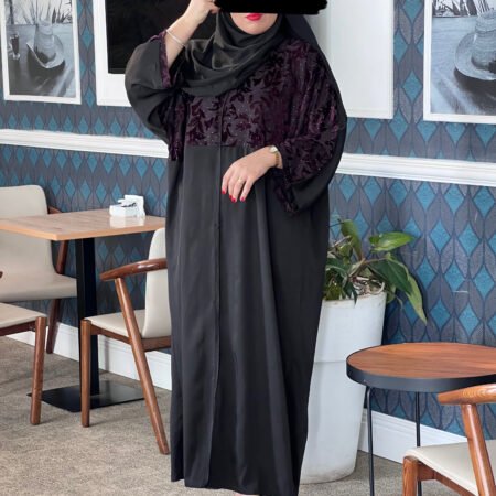 - عباية هوى -أحمر قاتم