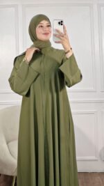 - عباية هبة - أخضر