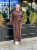 sweatshirt maxi dress