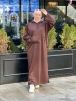 sweatshirt maxi dress