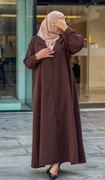 El Nesry online store Abaya blazer mocha