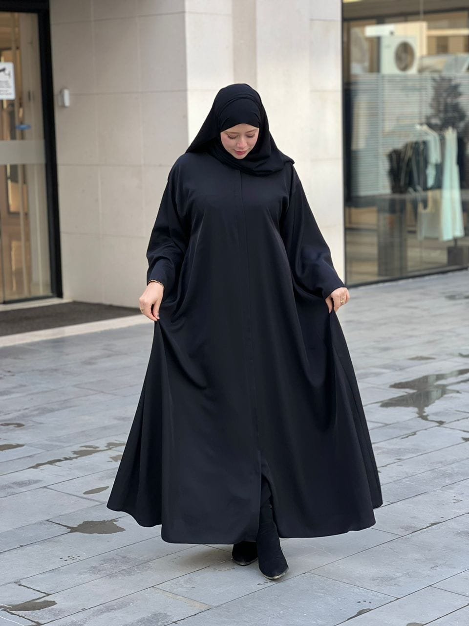 6d5e4b0f-eaee-4497-b252-04856d4c3737 -اسود-حجاب أسيل – Image 1