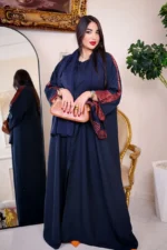 Abaya crown -Bleu-
