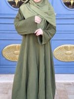 عباية رهيف -اخضر- – Image 2