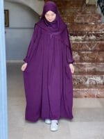 حجاب روضة - بنفسجي-