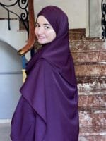 حجاب روضة - بنفسجي- – Image 5