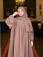 حجاب روضة - cappuccino - – Image 4