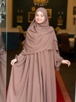 حجاب روضة - cappuccino -