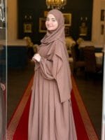 حجاب روضة - cappuccino - – Image 2