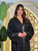 Abaya moonlight -Noir- – Image 4